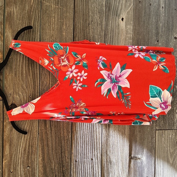 Old Navy Floral V-Neck Sleeveless Top Size XL - Picture 5 of 5